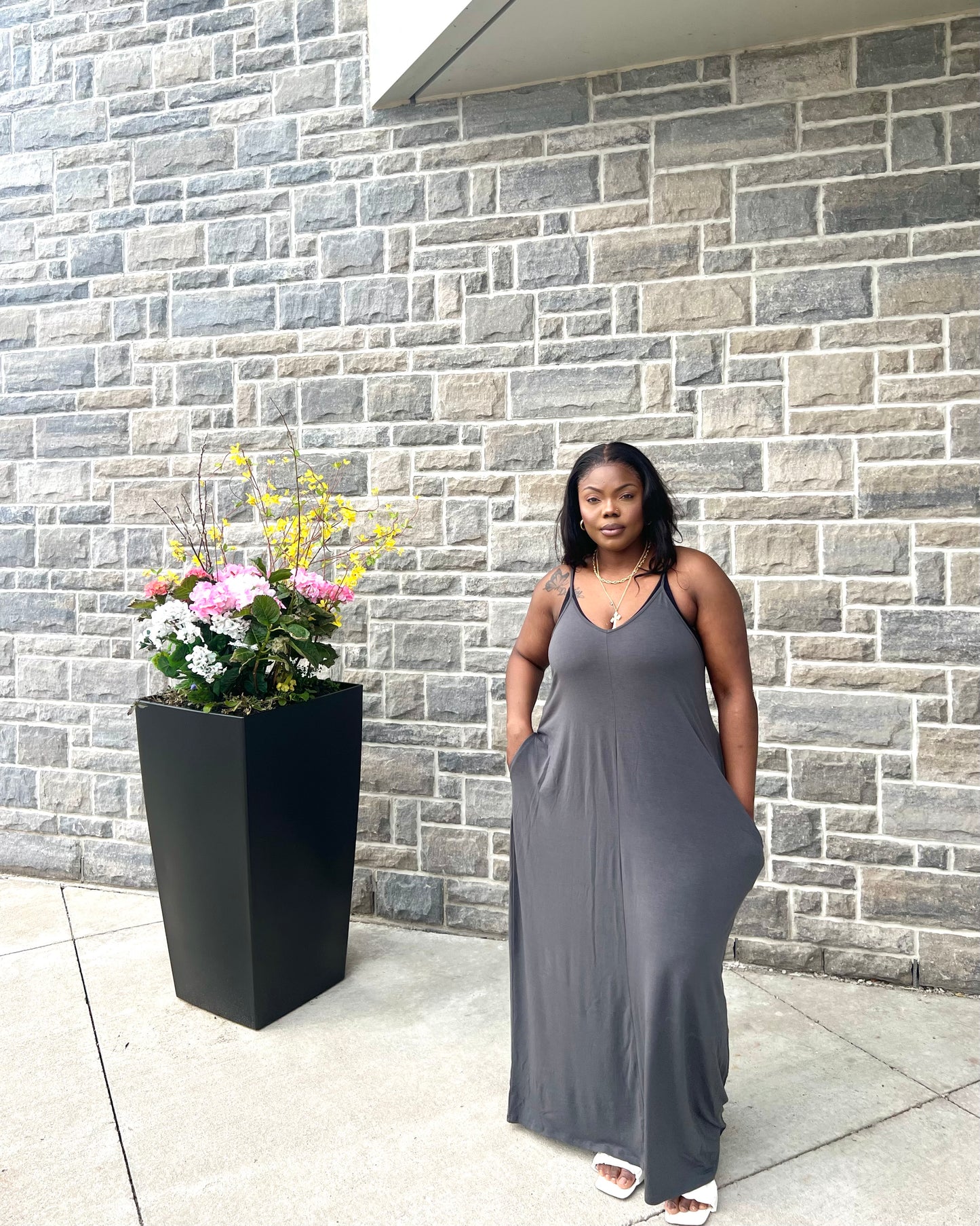 Cassie Maxi (Ash Grey)