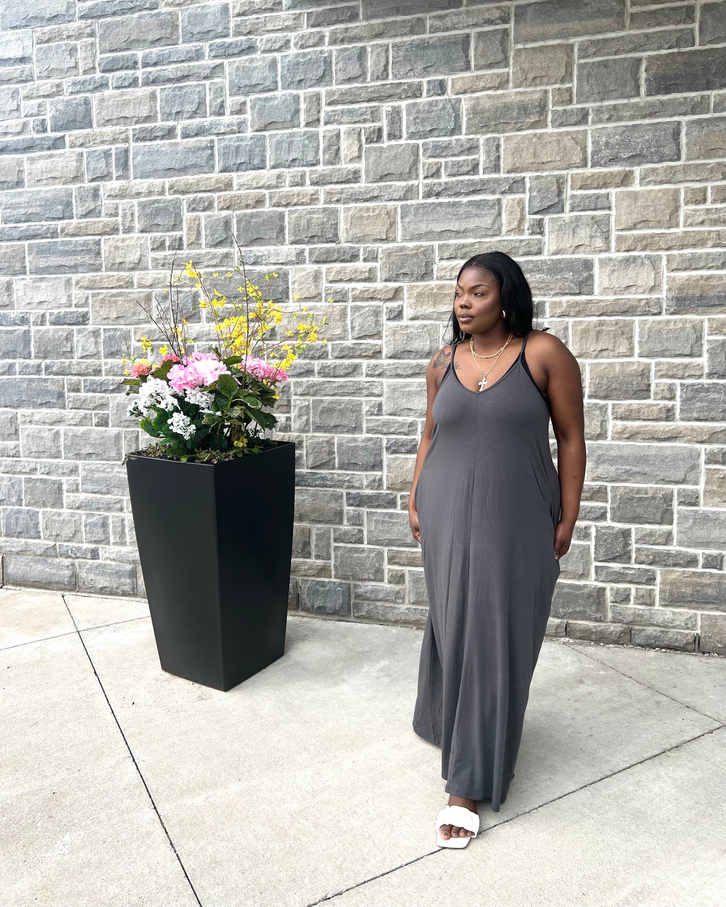 Cassie Maxi (Ash Grey)