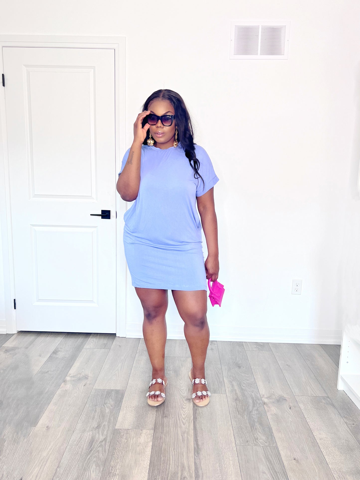 Jersey Dress blue