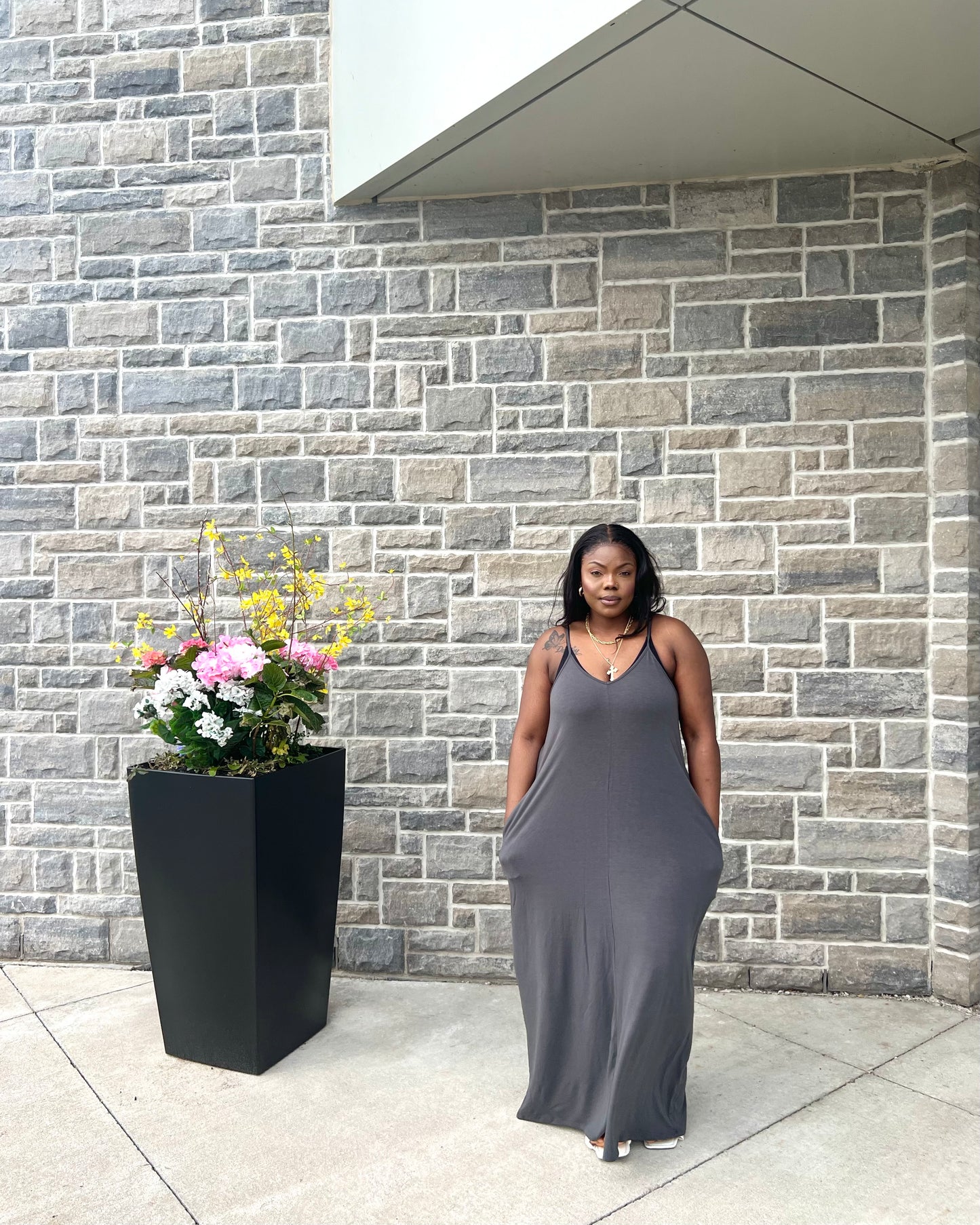 Cassie Maxi (Ash Grey)