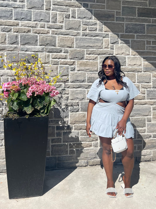 Hilary flutter dress