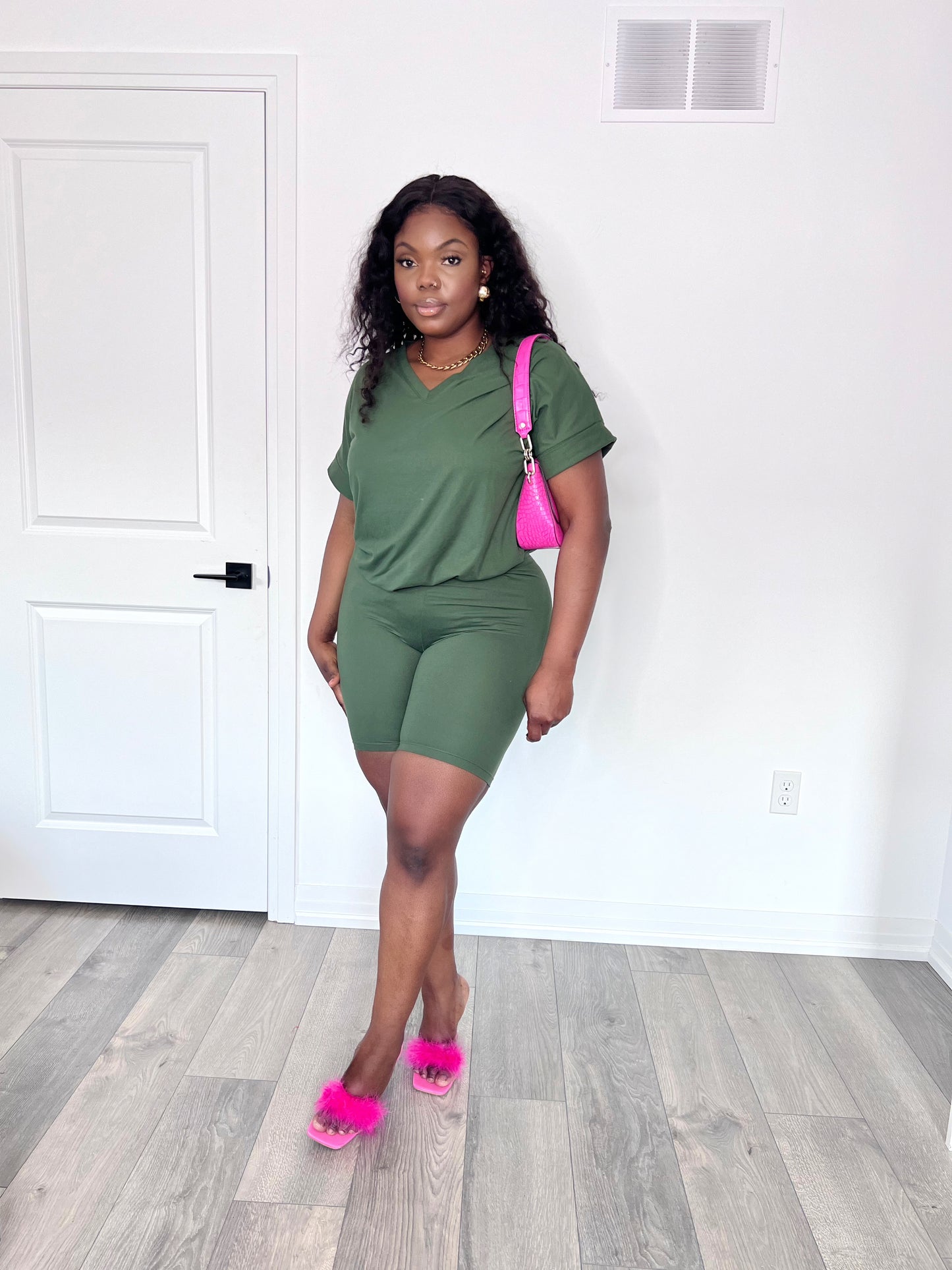 Summer Biker Set N Grn