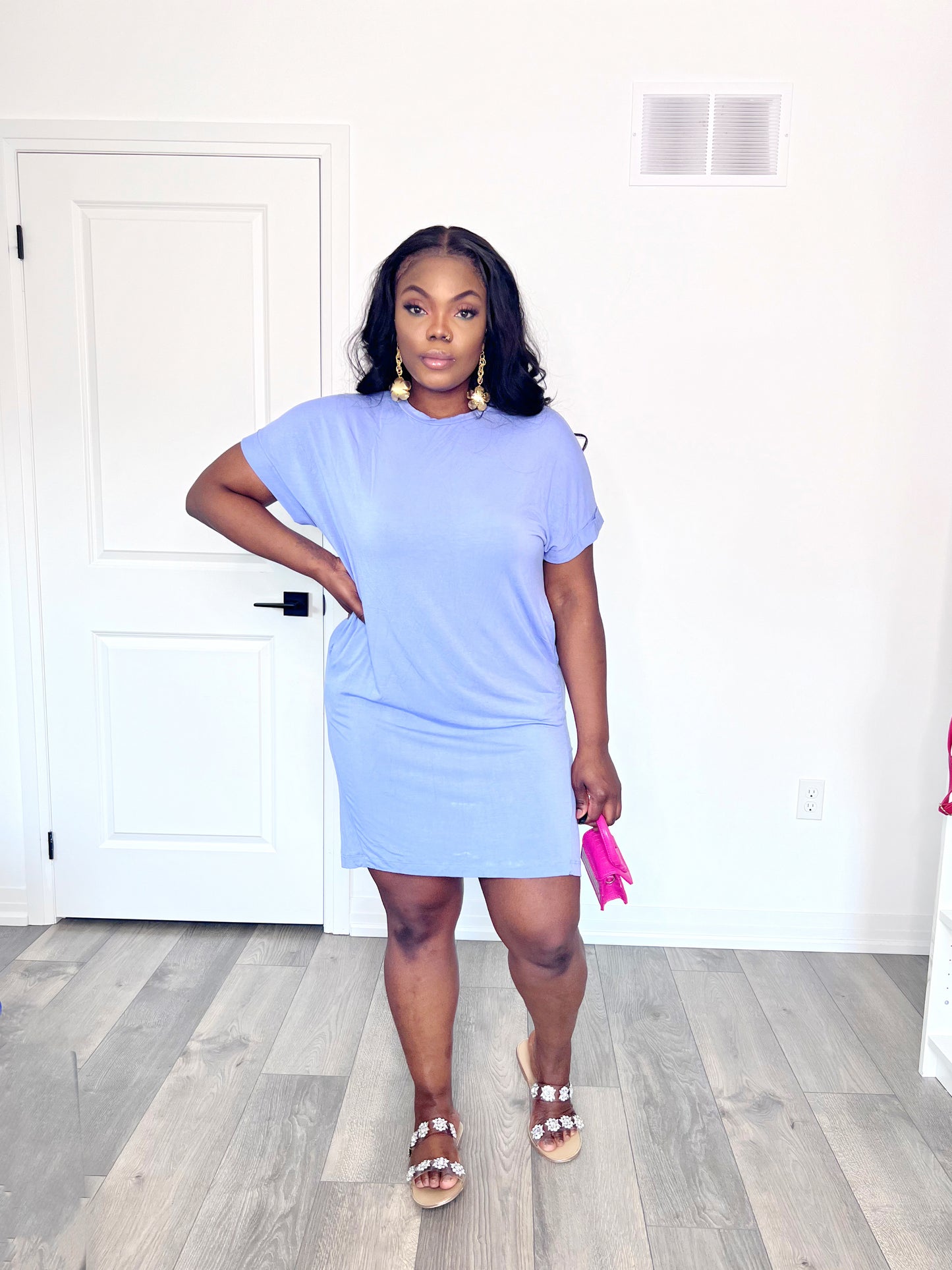 Jersey Dress blue