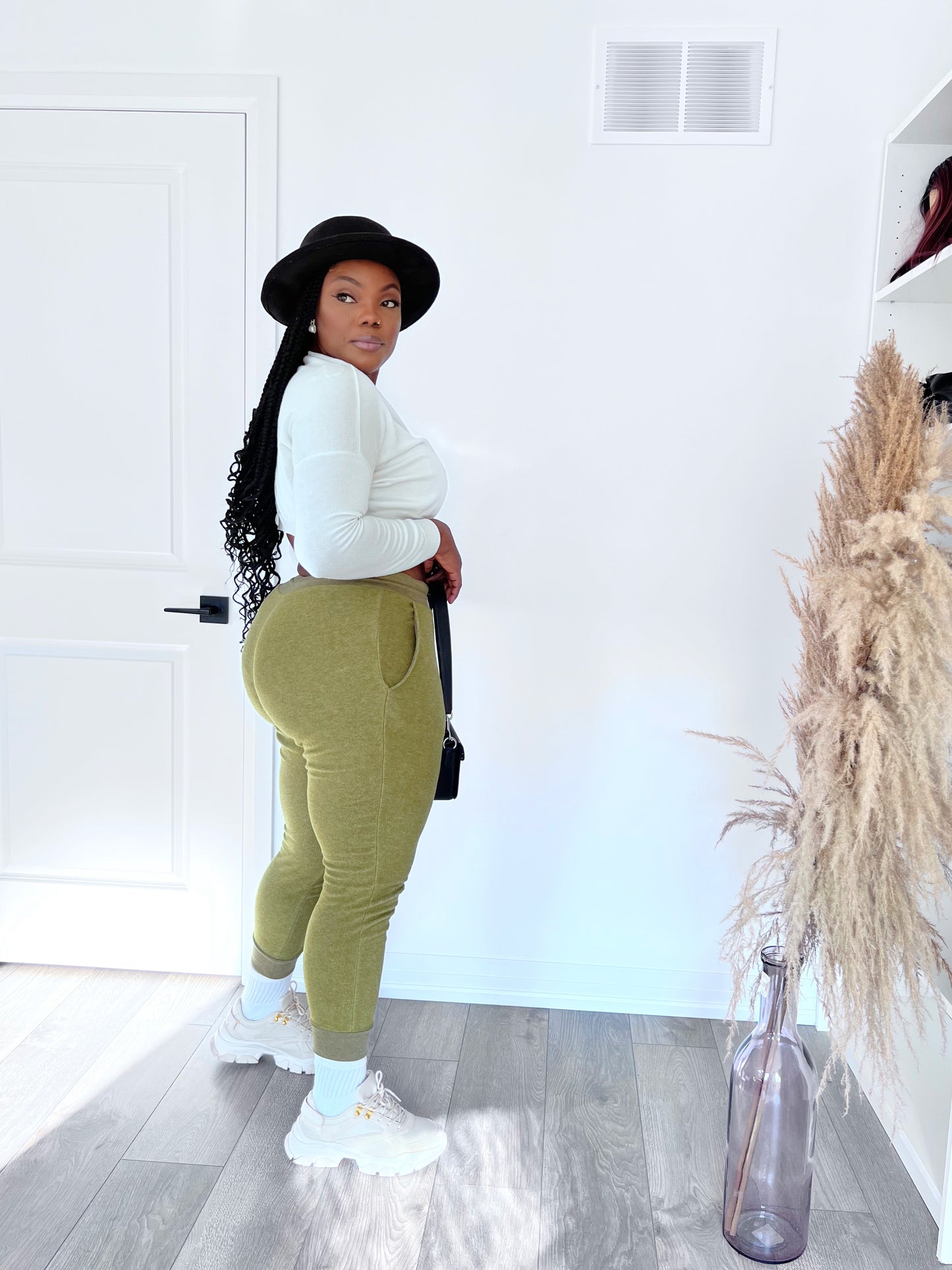 Olive joggers